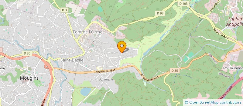 localisation de l'entreprise FLOCON DE NEIGE L'ESSENTIEL à MOUGINS