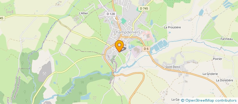 localisation de l'entreprise FLOCON DE SABLE  CHAMPDENIERS