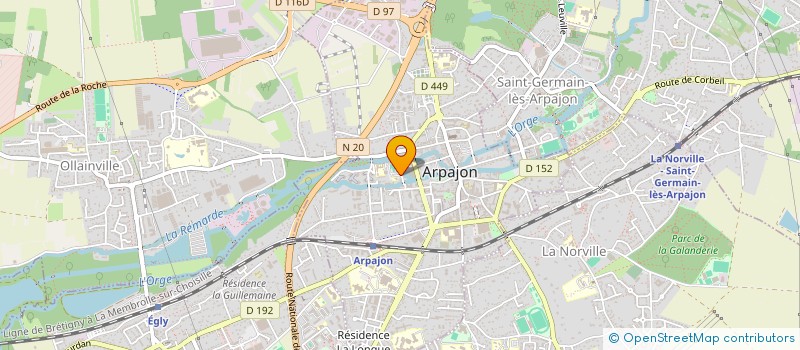 localisation de l'entreprise FLOCON PAPILLON à ARPAJON