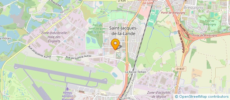 localisation de l'entreprise FLOCSTORE  SAINT-JACQUES-DE-LA-LANDE