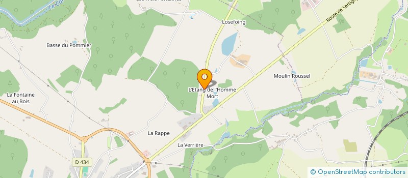 localisation de l'entreprise FLOCYJU  LA VOGE-LES-BAINS