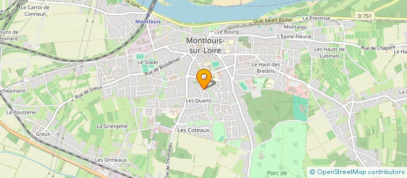 localisation de l'entreprise FLOCYNDAJY à MONTLOUIS-SUR-LOIRE
