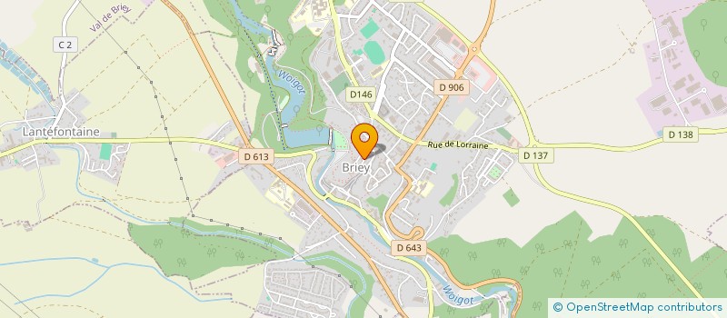 localisation de l'entreprise FLOD  VAL DE BRIEY