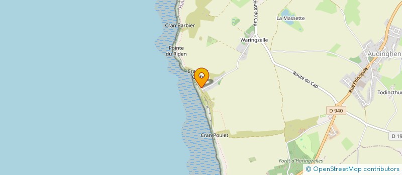 localisation de l'entreprise FLODAFLEUR  AUDINGHEN