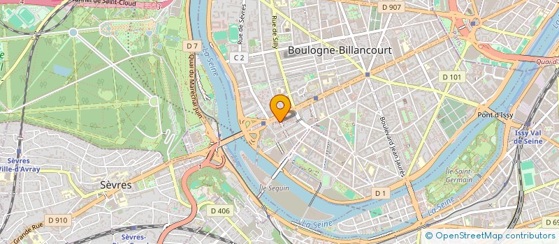 localisation de l'entreprise FLODALYS à BOULOGNE-BILLANCOURT