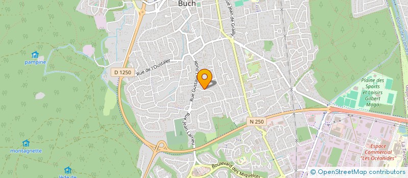 localisation de l'entreprise FLODANER à LA TESTE-DE-BUCH