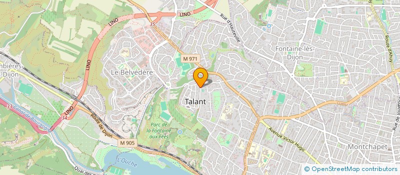 localisation de l'entreprise FLODAV  TALANT