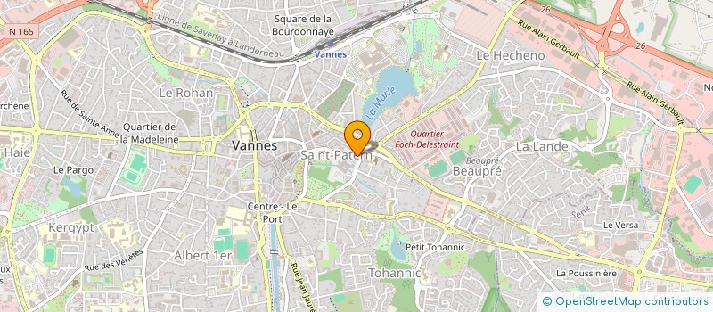 localisation de l'entreprise FLODEL à VANNES