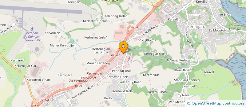 localisation de l'entreprise FLODEV  PLOMELIN