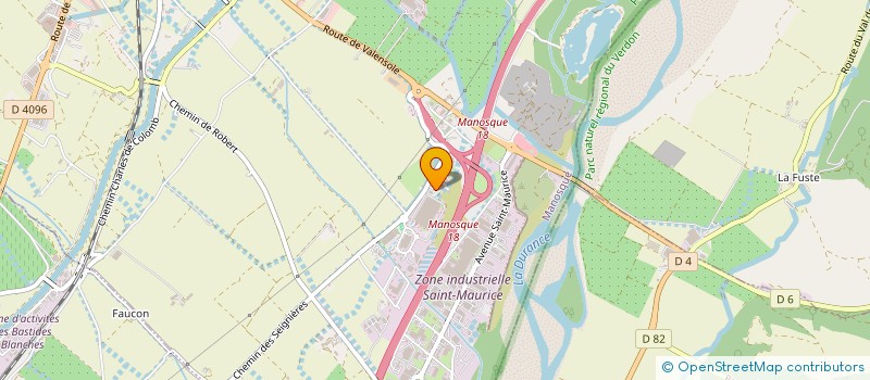 localisation de l'entreprise FLODIM SARL à MANOSQUE