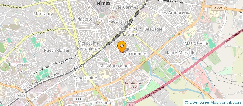 localisation de l'entreprise FLODOC  NIMES