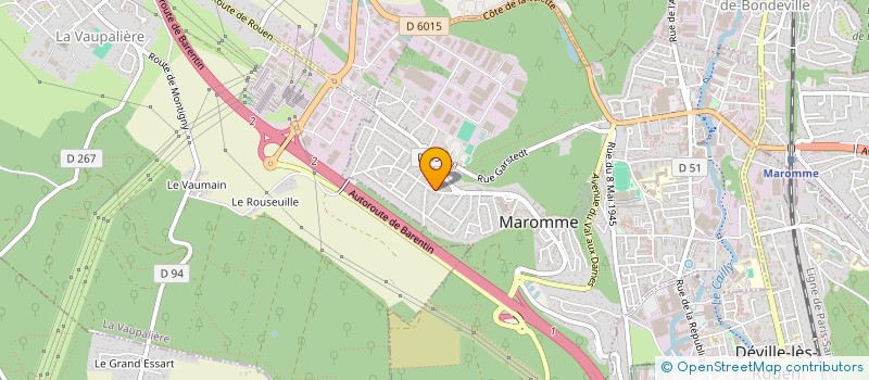 localisation de l'entreprise FLODOMIA  MAROMME