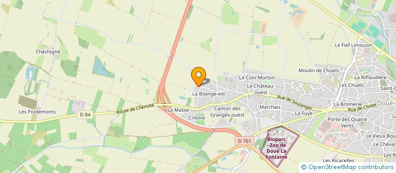 localisation de l'entreprise FLODREY  DOUE-EN-ANJOU