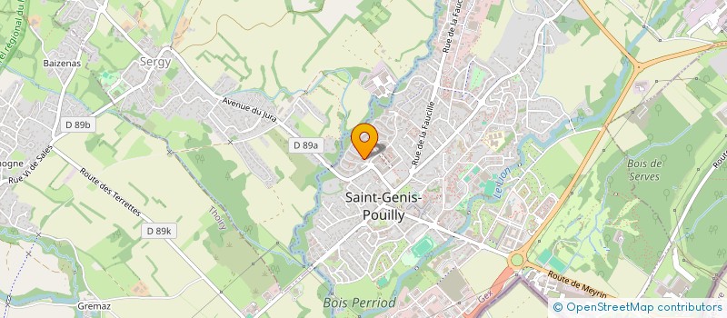 localisation de l'entreprise FLODUMUS à SAINT-GENIS-POUILLY