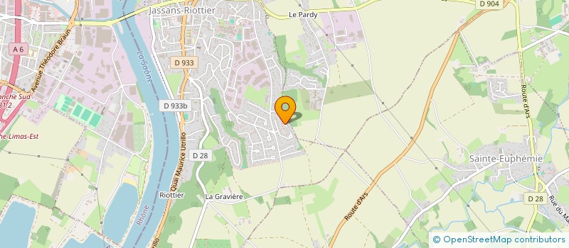 localisation de l'entreprise FLODYL à JASSANS-RIOTTIER