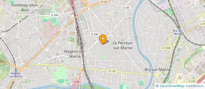 localisation de l'entreprise FLOEA PATRIMOINE  LE PERREUX-SUR-MARNE