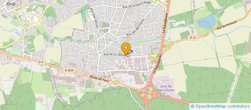 localisation de l'entreprise FLOELIE  PONTAULT-COMBAULT