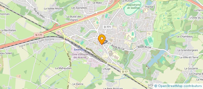 localisation de l'entreprise FLOFAB  SAVENAY