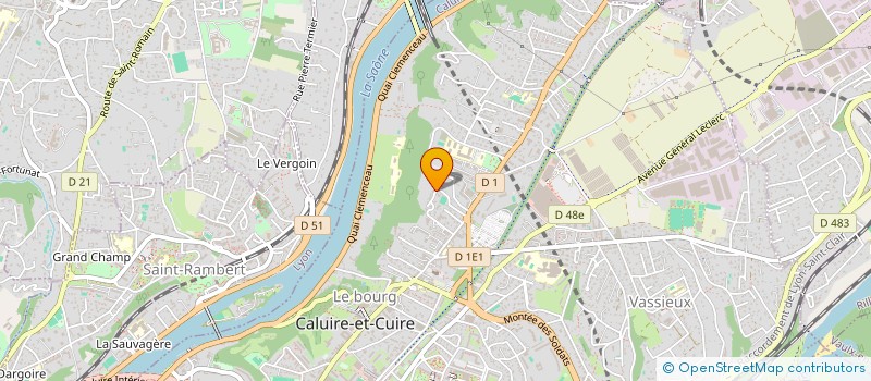 localisation de l'entreprise FLOFAN  CALUIRE-ET-CUIRE