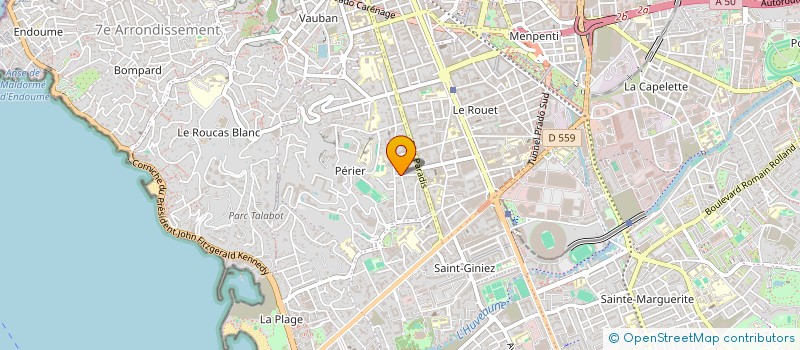 localisation de l'entreprise FLOFINANCE à MARSEILLE