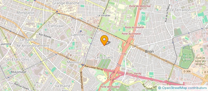 localisation de l'entreprise FLOFRESA  BRON