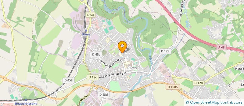 localisation de l'entreprise FLOG  RIVES