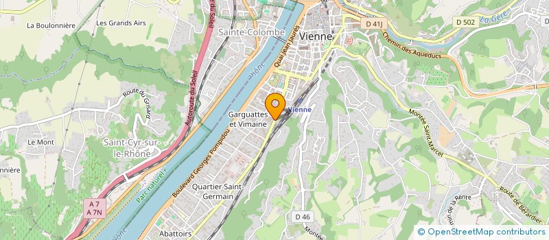 localisation de l'entreprise FLOGAN  VIENNE