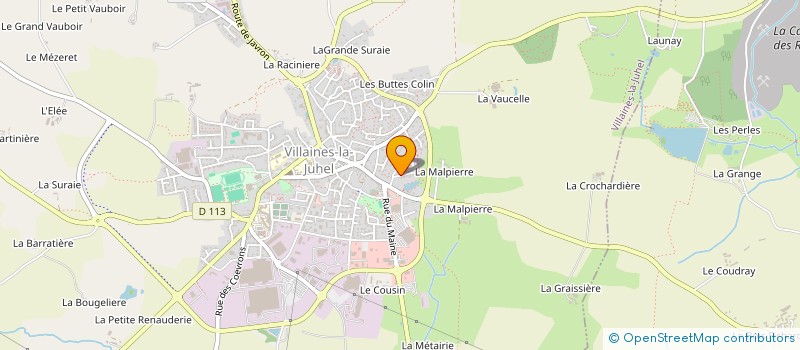 localisation de l'entreprise FLOGANI  VILLAINES-LA-JUHEL