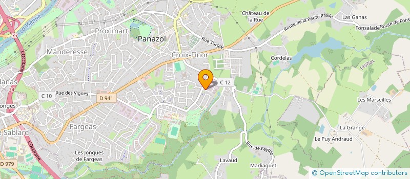 localisation de l'entreprise FLOGNY VINCENT à PANAZOL