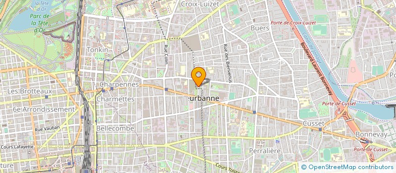 localisation de l'entreprise FLOGONA  VILLEURBANNE