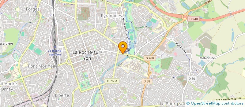 localisation de l'entreprise FLOGUILAUR à LA ROCHE-SUR-YON