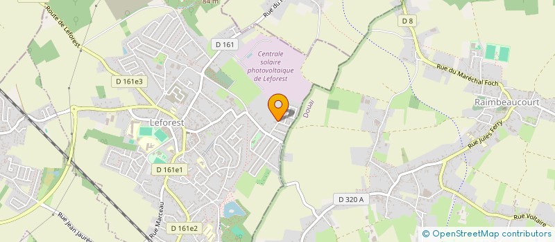 localisation de l'entreprise FLOGWEN  LEFOREST