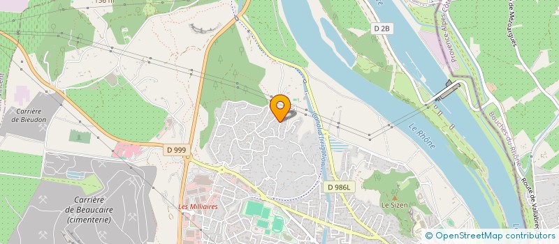 localisation de l'entreprise FLOHAN  BEAUCAIRE