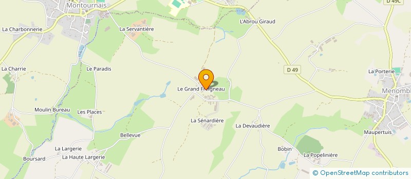 localisation de l'entreprise FLOHOCKEY&PRO  POUZAUGES