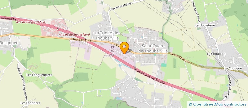 localisation de l'entreprise FLOIC  SAINT-OUEN-DE-THOUBERVILLE