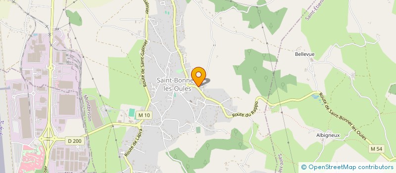 localisation de l'entreprise FLOIGINS  SAINT-BONNET-LES-OULES