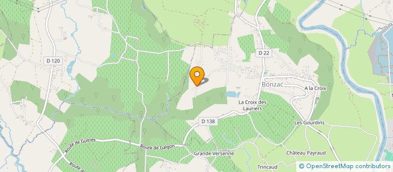localisation de l'entreprise FLOIRAC ET FILS à BONZAC
