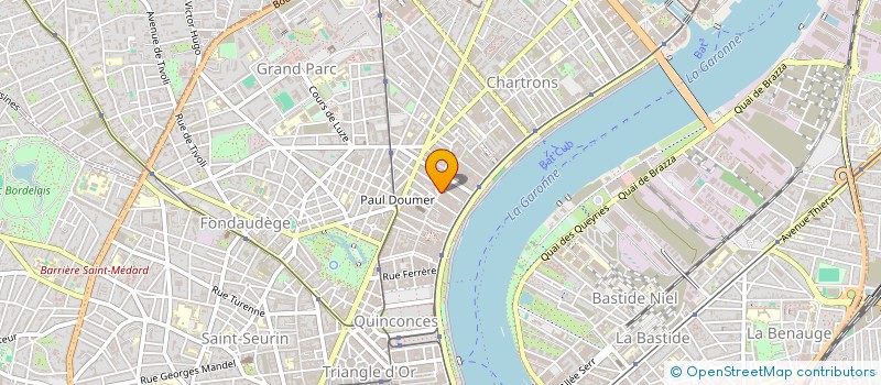 localisation de l'entreprise FLOJ à BORDEAUX