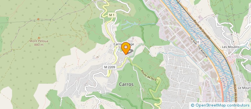 localisation de l'entreprise FLOJERE  CARROS