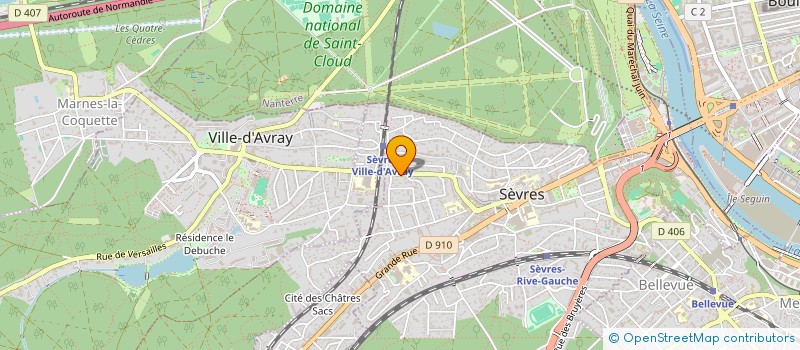 localisation de l'entreprise FLOJO à SEVRES