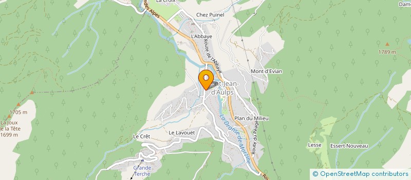 localisation de l'entreprise FLOJO  SAINT-JEAN-D'AULPS