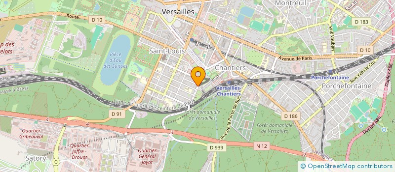localisation de l'entreprise FLOJOVI à VERSAILLES
