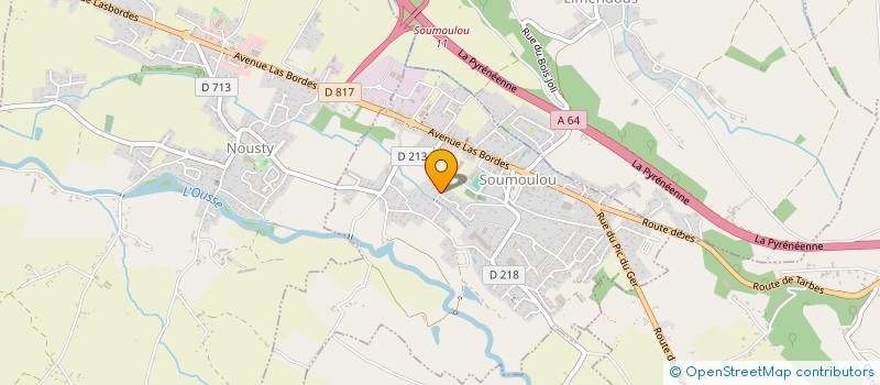 localisation de l'entreprise FLOJUSY à SOUMOULOU