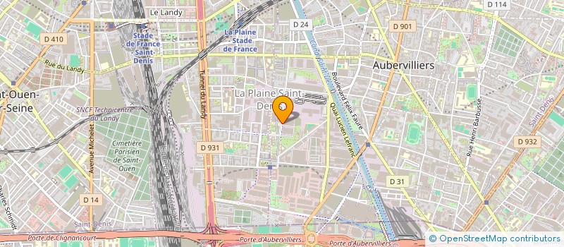 localisation de l'entreprise FLOKK à AUBERVILLIERS