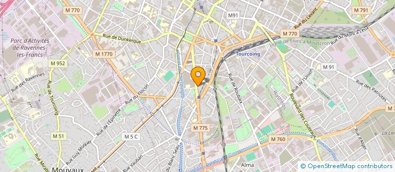 localisation de l'entreprise FLOLIE  TOURCOING