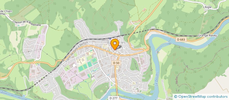 localisation de l'entreprise FLOLINE  BAUME-LES-DAMES