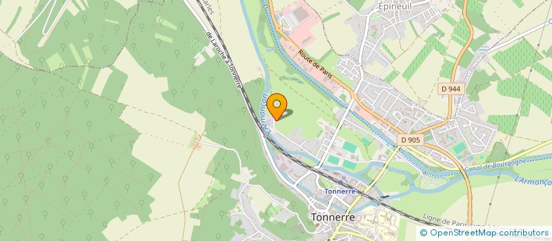 localisation de l'entreprise FLOLINE  TONNERRE