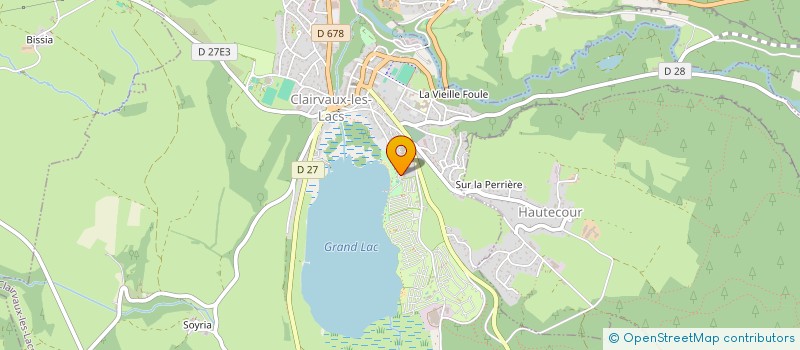localisation de l'entreprise FLOLIVE à CLAIRVAUX-LES-LACS