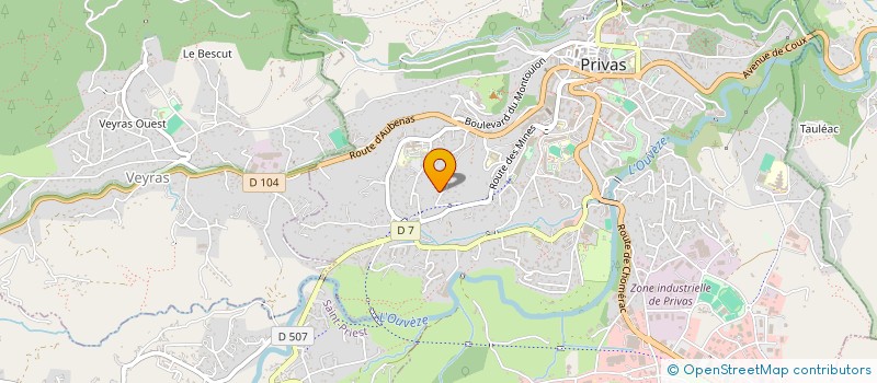 localisation de l'entreprise FLOLIVE  PRIVAS