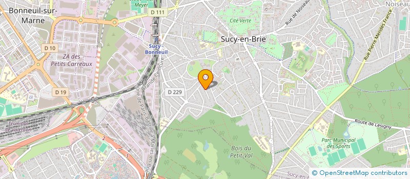 localisation de l'entreprise FLOLIVIER  SUCY-EN-BRIE